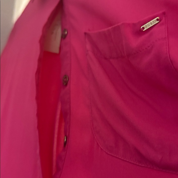 Guess Fuchsia Button-Down Shirt - Picture 7 of 8